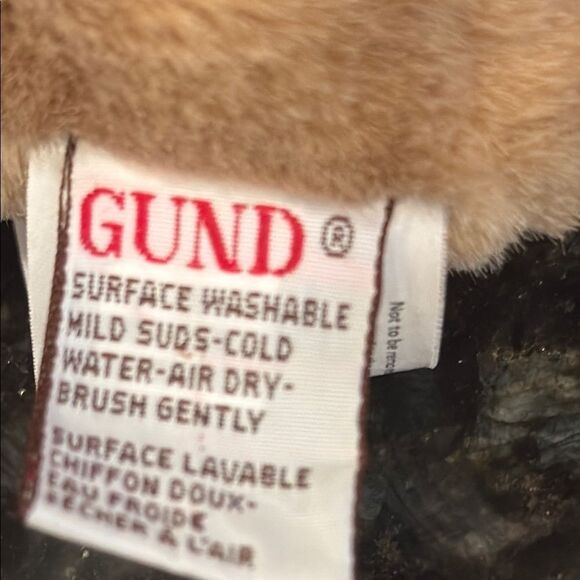 Vintage GUND Lion Brutus (8inch) Plush Toy Short Mane Light Brown - Picture 8 of 9